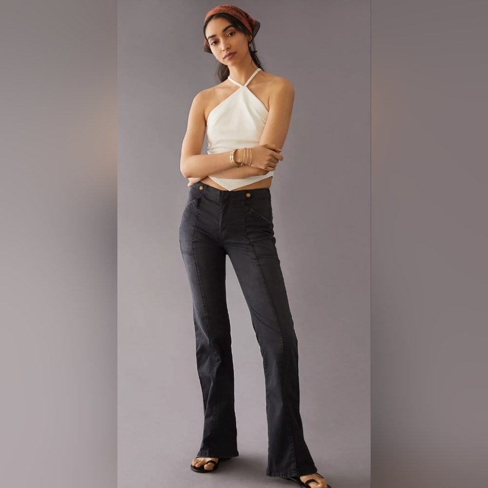 Anthropologie Pilcro and the Letterpress Demilune Utility Pants